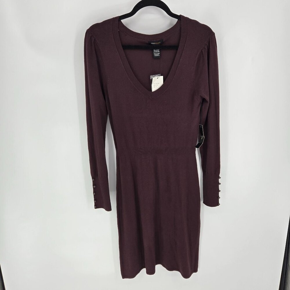 Bcbg maxazria womens small java brown long sleeve… - image 10